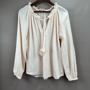 Just Living 100% Cotton Woman Long Sleeve Top